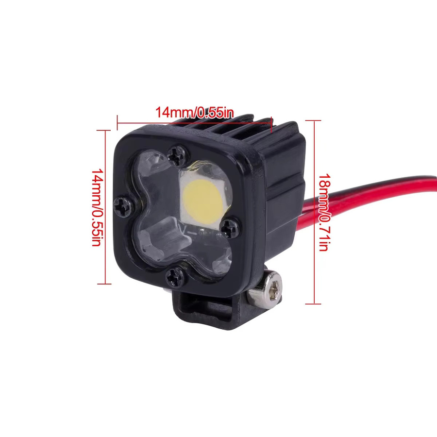 MALOM RC RC Crawler LED-Oberlichter Scheinwerfer Spotlight, DIY Teile - Bild 2
