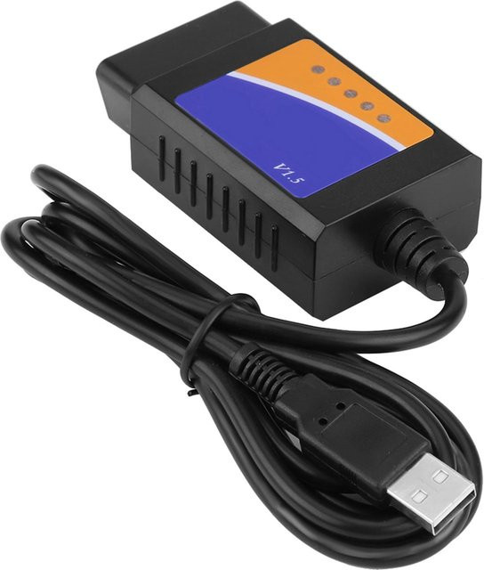OBD2 Diagnosekabel V1.5 USB-C Schnittstellenscanner für Benz und Citroen in Weiß - Bild 1
