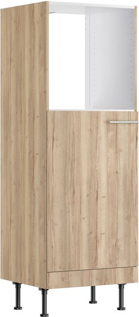 Optifit Küchen-Midischrank Erik290 für Backofen und Kühlschrank in Wildeiche, Breite: 60 cm, Höhe: 176,6 cm, Tiefe: 58,4 cm - Bild 1