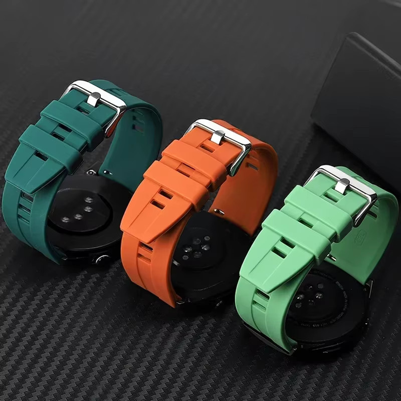 yunfook Uhrenarmband Silikon, 22 mm - Bild 3