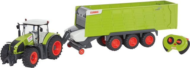 Happy People Claas Traktor Axion 870 + Cargos 9600 RC Set Maßstab 1:16 bunt - Bild 1