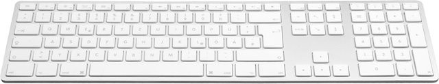 JENIMAGE Bluetooth Tastatur aus Aluminium in Silber mit QWERTZ DE Layout - Bild 1