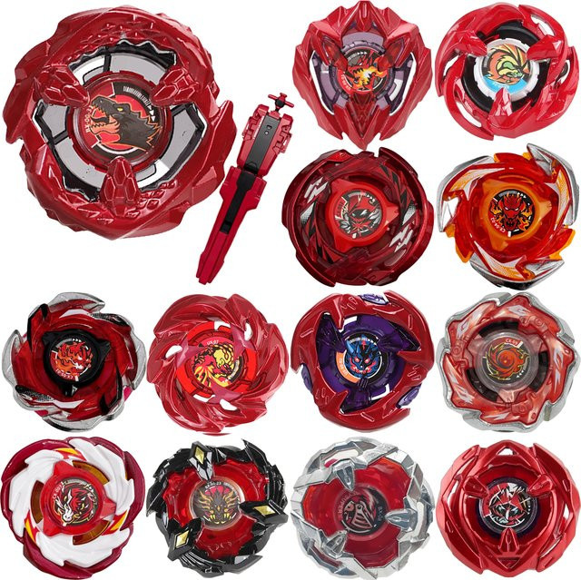 TAKARA TOMY Gyro X Spielzeug-Gyroskop, Rote Serie, Legierungs-Gyroskope, mit Starter - Bild 1