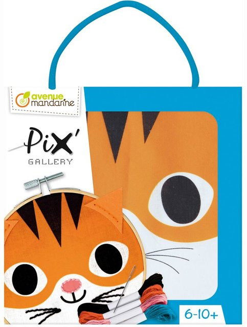 Avenue Mandarine Pix Gallery Stickset Katzenbaby in Orange - Bild 1