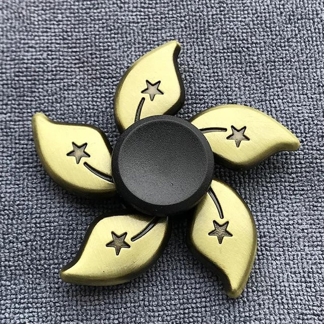 Discover Intime Fidget Spinner, Bronze Farbe, Metall, R188, Stummes Lager, Legierung - Bild 1