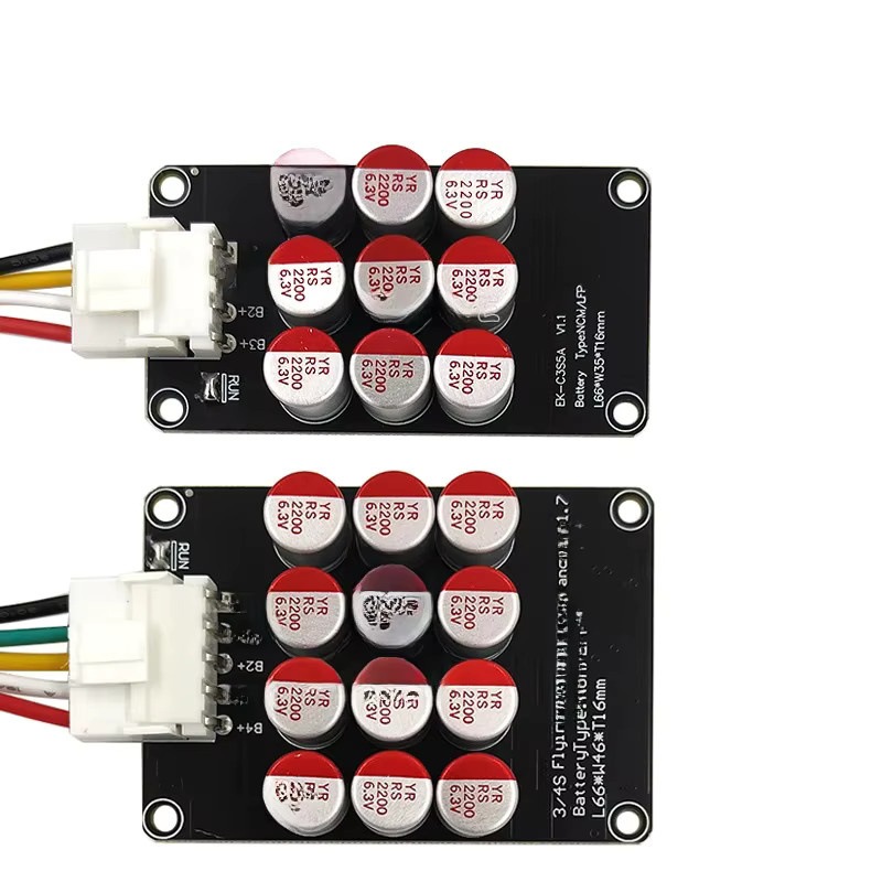 LOTHYE Active Equalizer Balancer Board 5A für 3S 4S Li-Ion LiPo LiFePO4 LTO Batterien in Schwarz - Bild 2