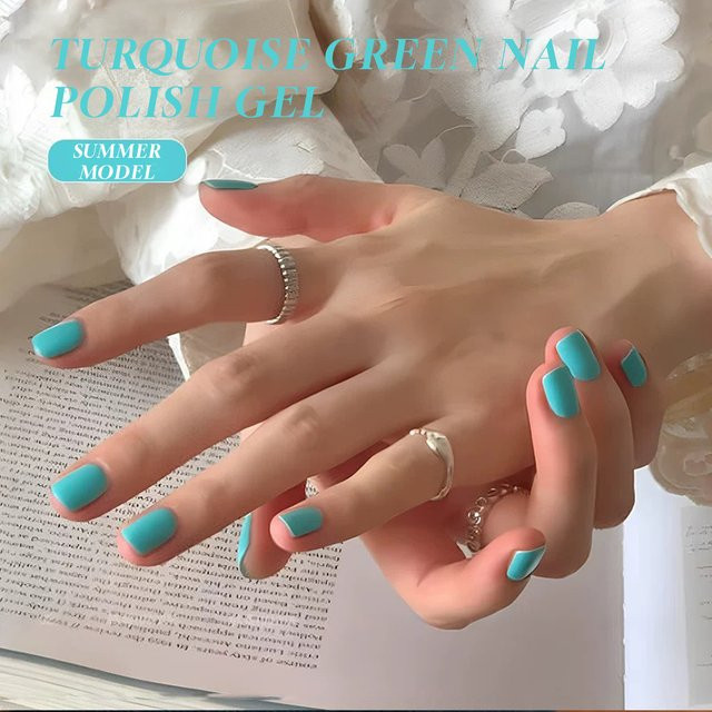MIANEL Macaron Candy Gel-Nagellack, blaugrün, 12 ml - Bild 1