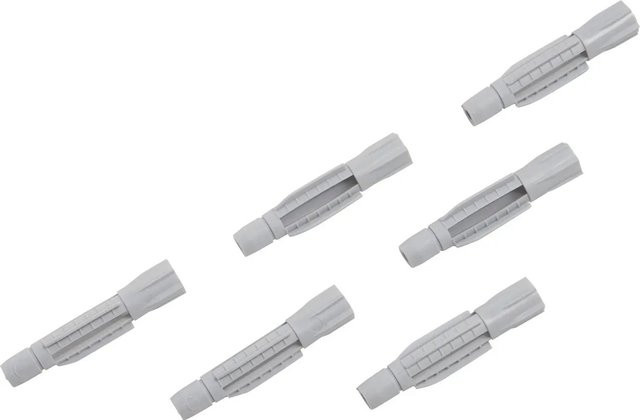LUX-TOOLS Allzweckdübel aus Nylon in Grau, Durchmesser: 8 mm, Länge: 45 mm, 100 Stück - Bild 1