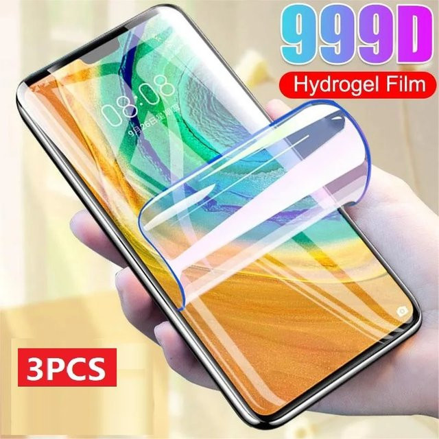 3er-Pack Hydrogel Displayfolie für Vivo Y78 Plus, T1 5G, Y100, V2239, V2313A, Y100A, Y100i, Power und Y200 5G, transparent - Bild 1