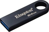 Kingston DataTraveler SE9 G3 USB-Stick 64 GB, Grau/Schwarz - Bild 1