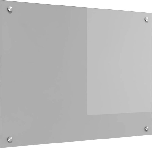 vidaXL Küchenrückwand aus gehärtetem Glas in Hellgrau, Breite: 80 cm, Höhe: 60 cm - Bild 1