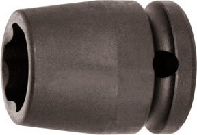 Ko-Ken IMPACT Steckschlüsseleinsatz 6-kant Surface Drive, 1/2 Zoll, Schlüsselweite: 27 mm, Schwarz - Bild 1