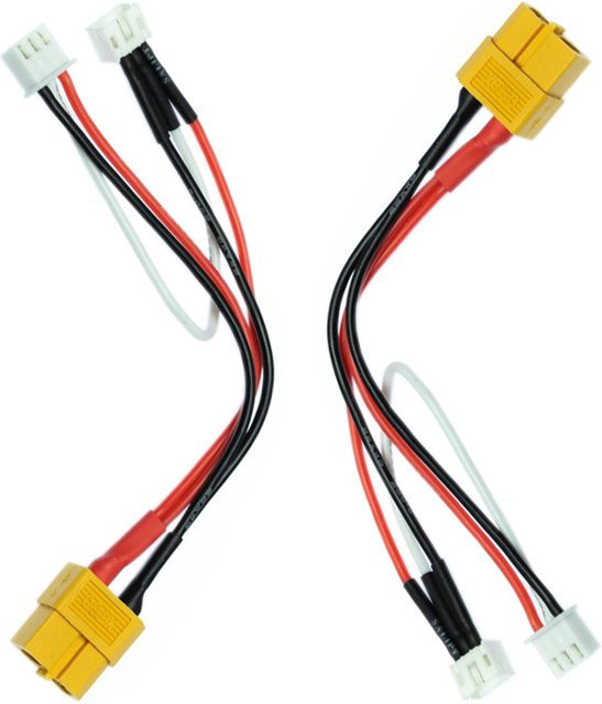 UMX XT60-Ladekabeladapter 22AWG mit XH-Balance-Stecker, 15 cm Länge - Bild 1