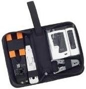 Equip Network Tool Case Digital Data Communications Netzwerkreparaturausrüstung für Ethernet/LAN in Schwarz - Bild 1