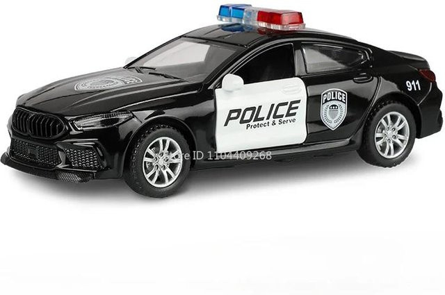 Linyi toy car M8 Automodell, Polizei, Skala 1:32, Musik und Licht, ab 14 Jahre - Bild 1