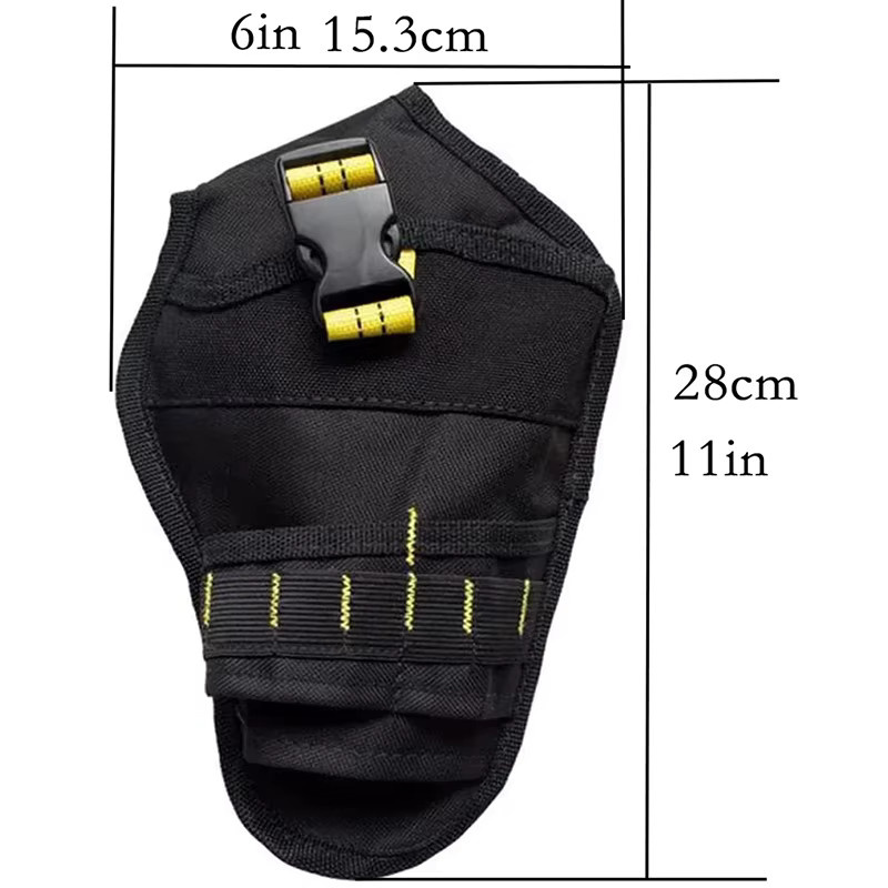 Werkzeugtasche aus Oxford-Stoff mit Schnallenverschluss und mehreren Taschen für Elektriker und Handwerkzeuge von KOQZM - Bild 3