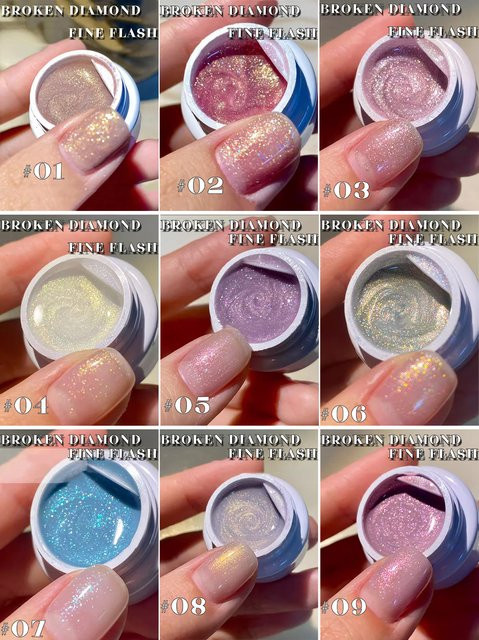 MIANEL Nagellack Rose Brokat, 12 ml, Perlglanz - Bild 1