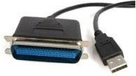 StarTech.com USB auf Parallel Kabel Centronics Druckerkabel Adapter Schwarz 1,9 m (ICUSB128410) - Bild 1