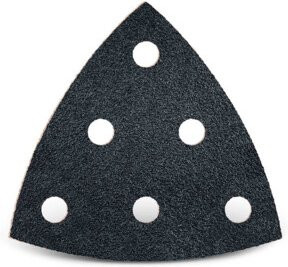 Menzer Klett-Schleifblätter für Exzenterschleifer, Durchmesser: 93 mm, Körnung: K600, 6-Loch, Farbe: Grau, 50er Packung - Bild 1
