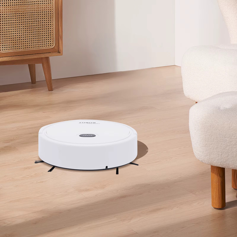 Bymaocar 3-in-1 Teppichreinigungsroboter mit 500Pa Saugkraft und Nass-Trocken-Wischfunktion in Weiß - Bild 3