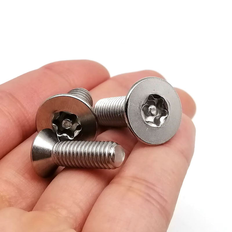 SCREWHOME Torx Flachsenkkopf Schraubenset mit Stift zur Diebstahlsicherung aus A2-70 Edelstahl in Silber, Mix-Größen M2.5 M3 M4 M5 - Bild 4