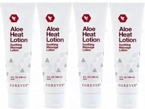 FOREVER Living Aloe Heat Lotion, 4er-Pack, mit Aloe Vera, Unisex - Bild 1