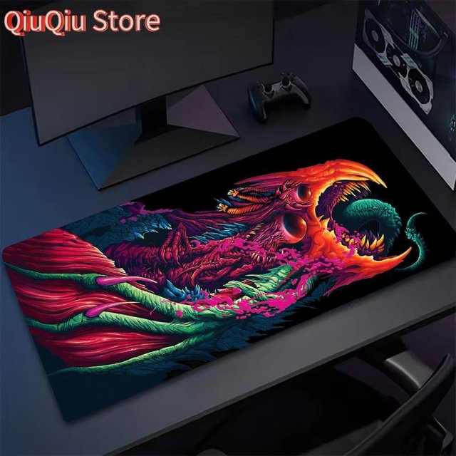 Großes Anime Monster Mauspad in Multicolour als XXL Schreibtischunterlage für Gaming und Büro - Bild 1