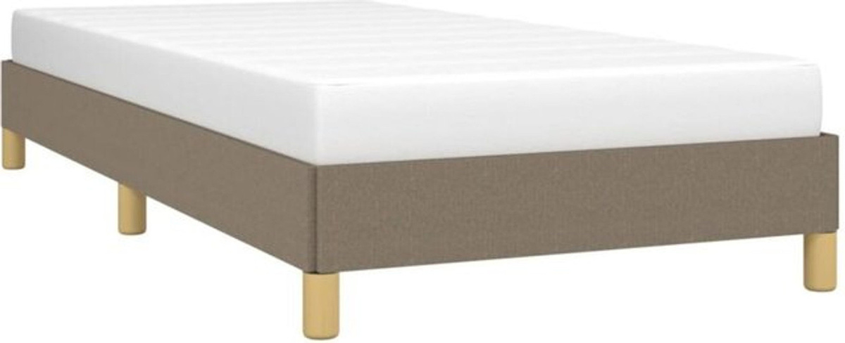Polsterbett vidaxl in Taupe meliert aus Stoff und Holzwerkstoff, B/T: 100 x 200 cm - Bild 1