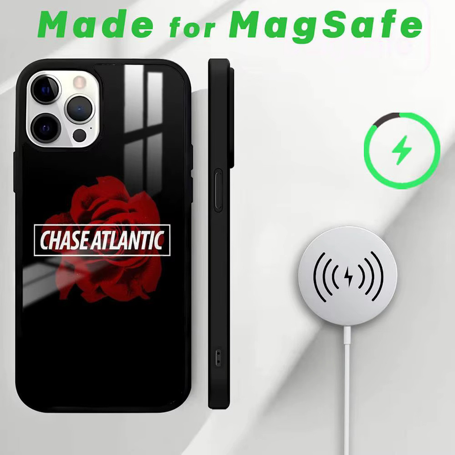 C-Chase Musik A-Atlantic MagSafe Handyhülle für iPhone 11 bis 16 Pro Max Plus Mini in Schwarz - Bild 3