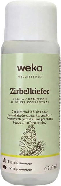 WekaPur Sauna- und Dampfbadduft Zirbelkiefer Transparent - Bild 1