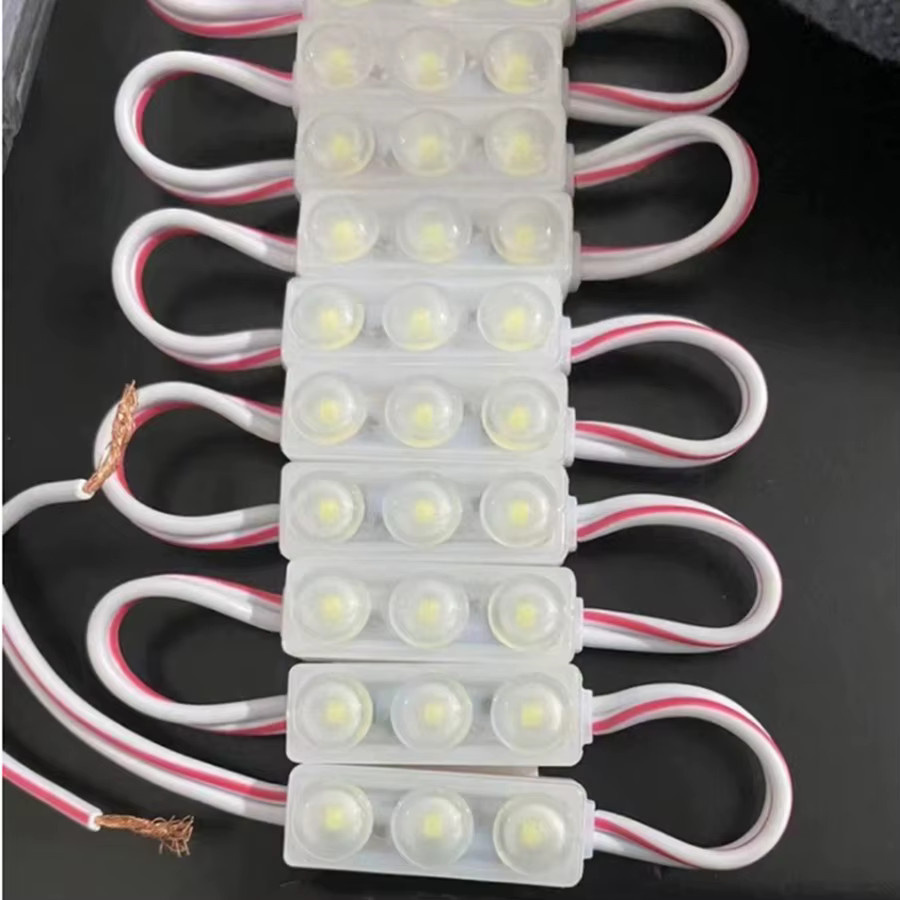 20 Stück JOYLIT DC 12 V LED-Module 2835 SMD mit Linse, kühles Weiß 6500 K, wasserdicht IP67 für Hintergrundbeleuchtung und Schilderbeleuchtung - Bild 3