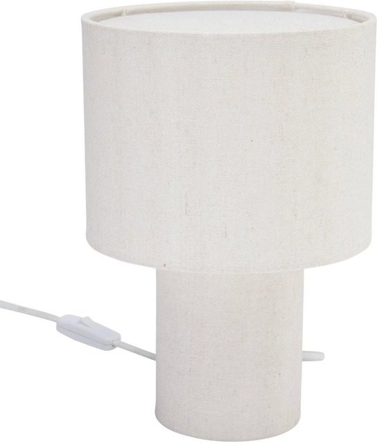PR Home Leah Tischleuchte Textil beige B/T/H: 19 x 28 x 28 cm - Bild 1