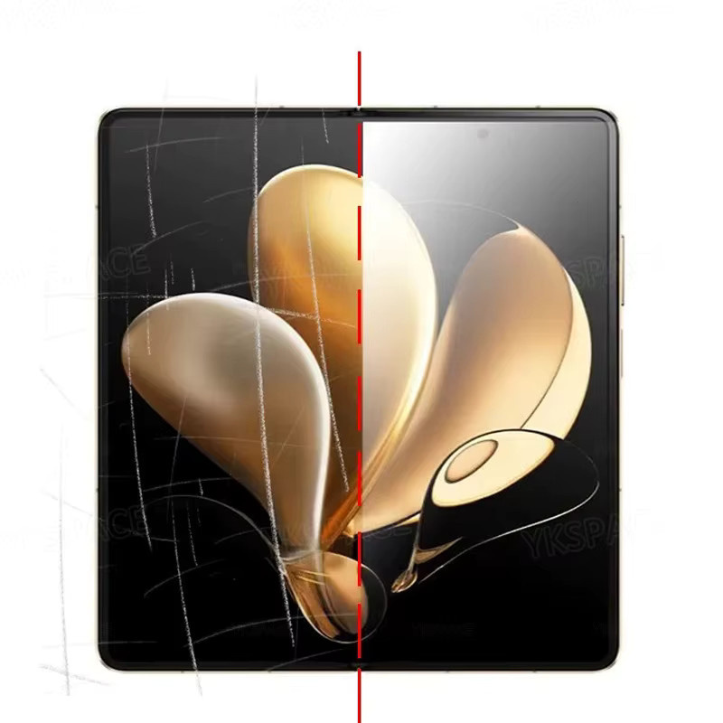 Hydrogel Sichtschutzfolie Anti-Spy Displayschutzfolie für OPPO Find N2 N3 N5 N6 und OnePlus Open in Transparent - Bild 6