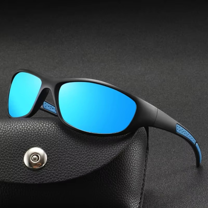 SEAMERGO Sportsonnenbrille, Herren, Vollrand, Wrap, Schwarz, Grau, Kunststoff, polarisiert - Bild 1