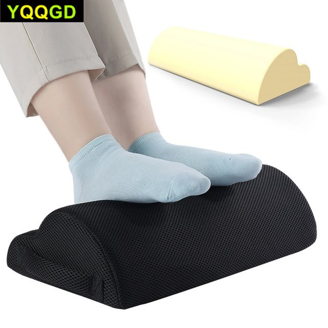 Ergonomisches Fußkissen YQQGD in Schwarz zur Entspannung und Unterstützung unter dem Schreibtisch für Büro und Zuhause - Bild 1