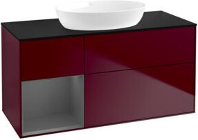 V&B Waschtischunterschrank Finion in Anthrazit lackiert, Breite: 120 cm, Tiefe: 50,1 cm, Höhe: 50,1 cm - Bild 1