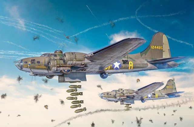 Italeri US B-17F Flying Fortress, Modell, 1:72 - Bild 1