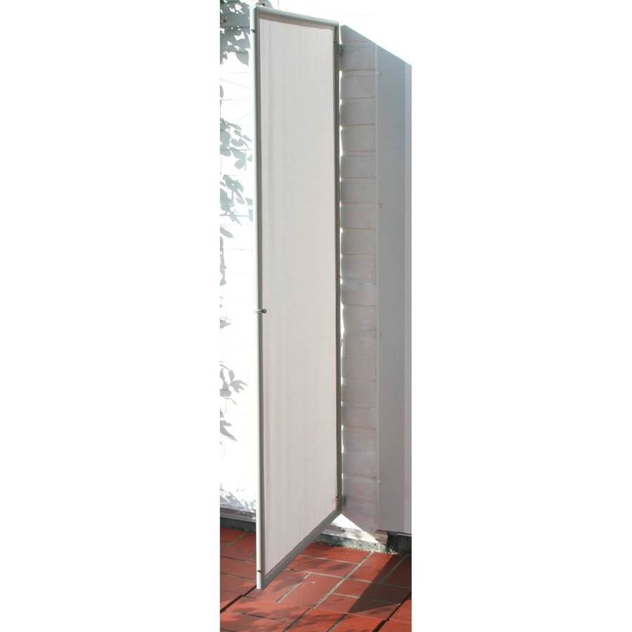 Floracord Paravent Sicht- und Windschutz aus Polyester und Aluminium in Silbergrau, B: 70 cm, H: 170 cm - Bild 2
