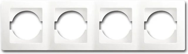 TEM EKONOMIK 4-Fach UP Rahmen Horizontal Weiß - Bild 1