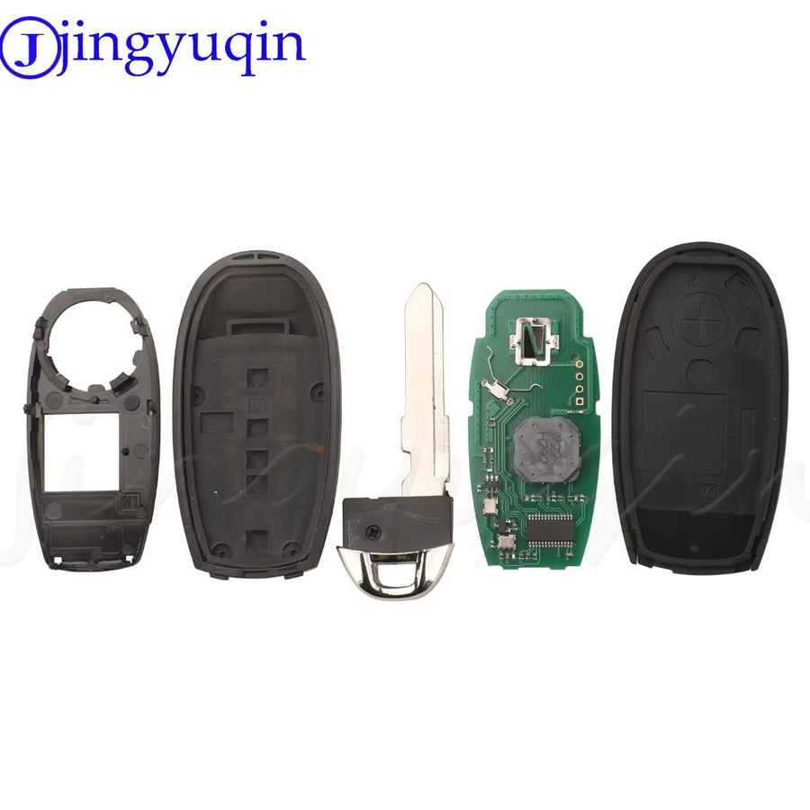 Jingyuqin Smart Remote Autoschlüssel mit 2 Tasten TS007, 315 MHz ID47 Chip in Schwarz für Suzuki SWIFT SX4 VITARA 2010-2015 - Bild 5