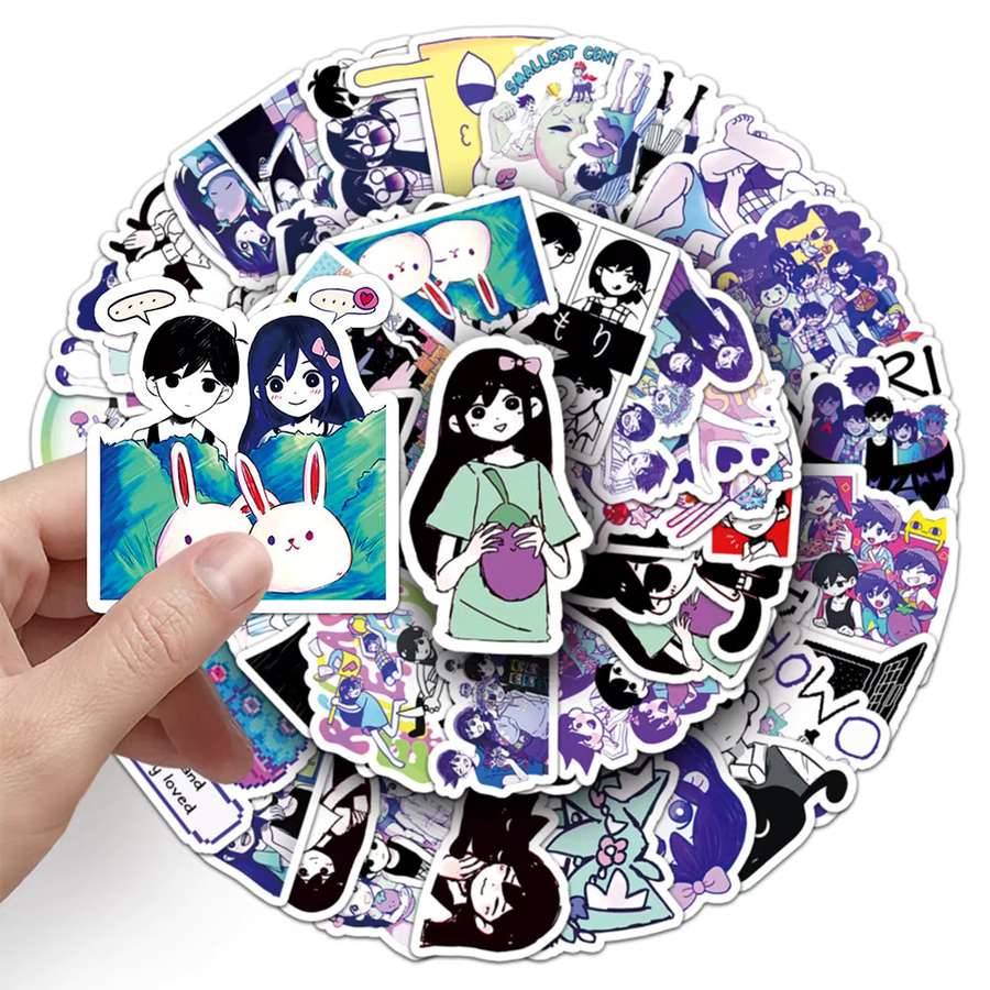 Omori Anime Graffiti Aufkleber, Bunt / Mehrfarbig, 10/30/50 stücke - Bild 3