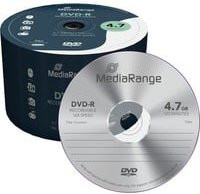MediaRange DVD-R Rohlinge Silver, 4,7 GB - Bild 1