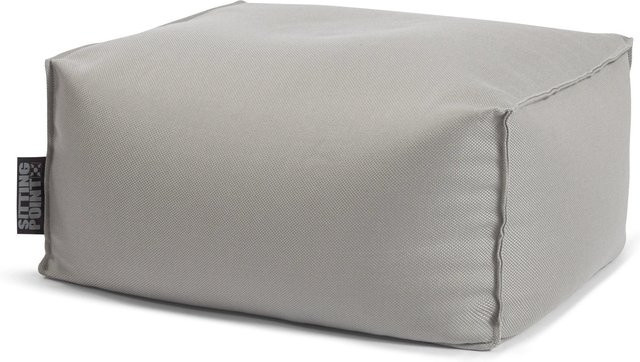 Sitting Point Hocker Roll Korfu 100 Rollhocker in Mittelgrau mit EPS-Perlen-Füllung - Bild 1