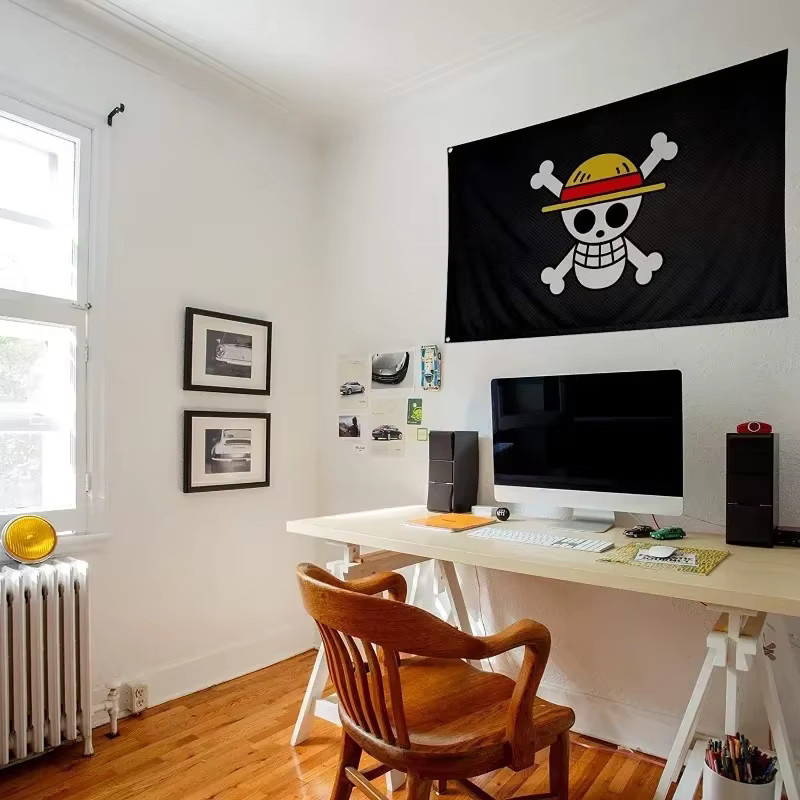 Bandai One Piece Monkey D. Luffy Skull Flag, Banner Flagge - Bild 3