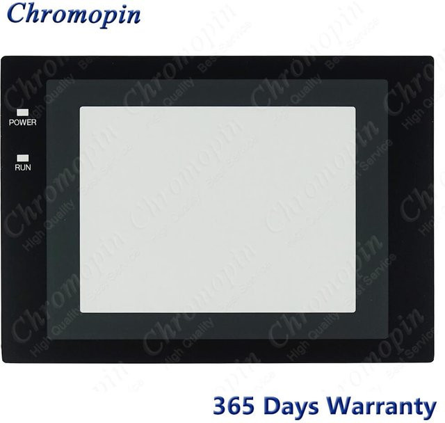 Omron Touchscreen-Panel-Digitizer für NT31 NT31C-ST142B-EV2 NT31C-ST143B-EV3 NT31C-ST143B-V3 NT31C-ST141B-EV2 inklusive Front-Overlay in Schwarz und Transparent - Bild 1
