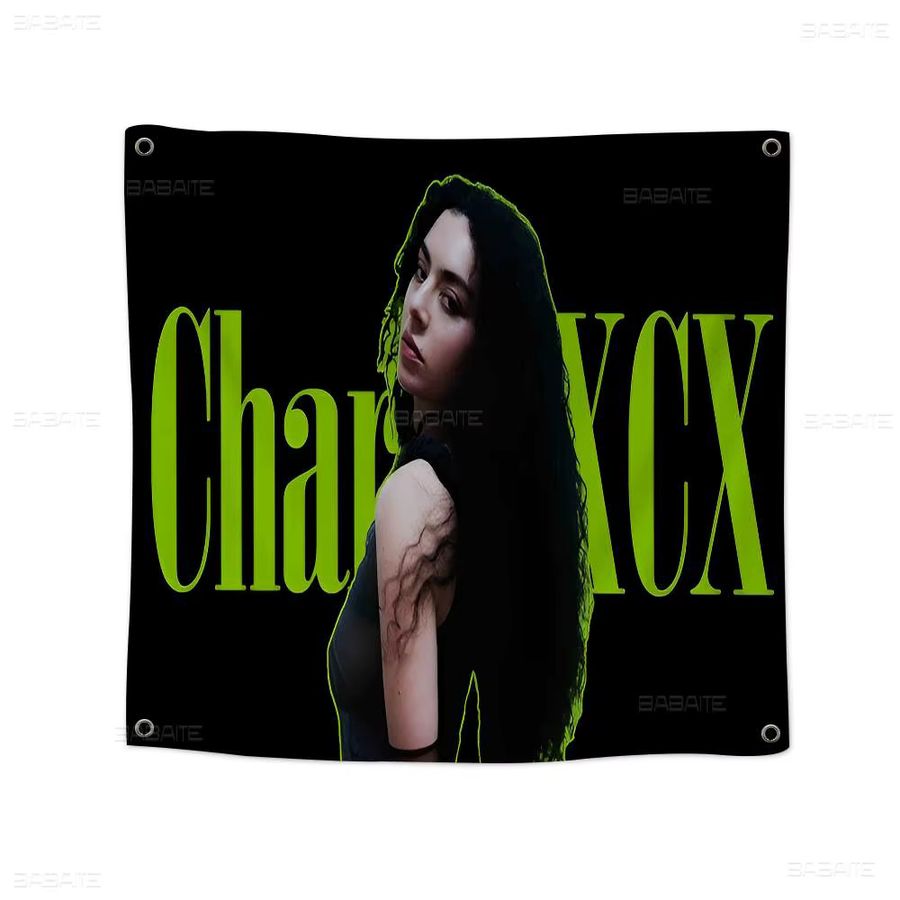 Potdemiel Charli XCX Brat DIY Wandflagge als Deko-Banner für Wohnzimmer und Wohnheim - Bild 7