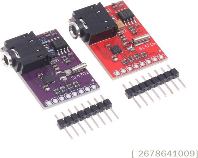 CJMCU-470 Si4703 FM-Radioempfänger Breakout-Board Stereo RDS-Tuner Evaluierungsmodul mit I2C-Schnittstelle in Multicolour - Bild 1