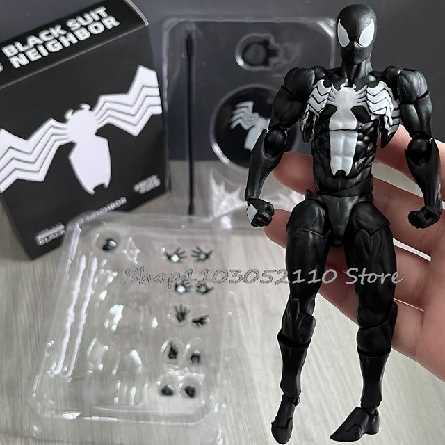 MessToys Spiderman Peter, Action Figur, Schwarz Rot, Einzelfigur - Bild 1