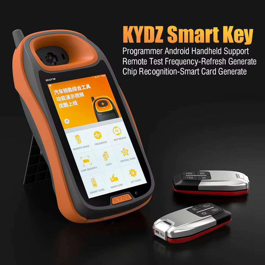 YIQIXIN Smart Key Programmierer für KYDZ Chip mit NXP Smart Card-Erkennung und Diebstahlsicherung in Orange - Bild 2