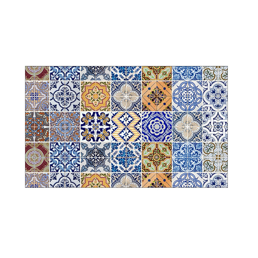 MySpotti Küchenrückwand Profix Cucina Pablo in Fliesenoptik Blau-Gelb B: 100 cm, H: 60 cm - Bild 2